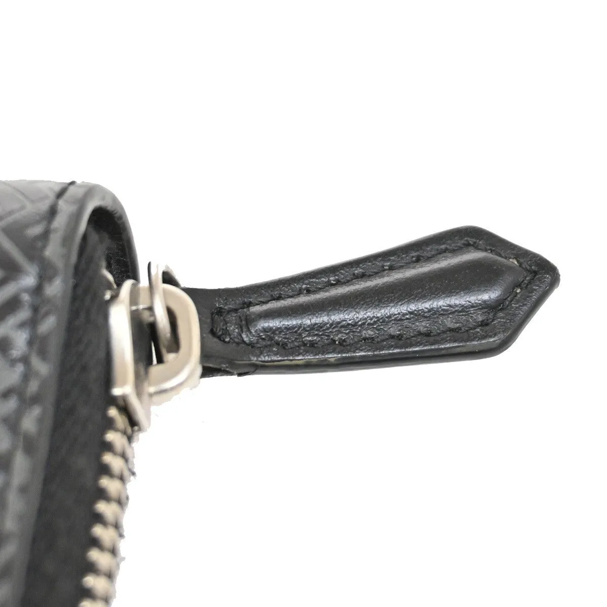 Fendi Zucchino Black Leather Accessories