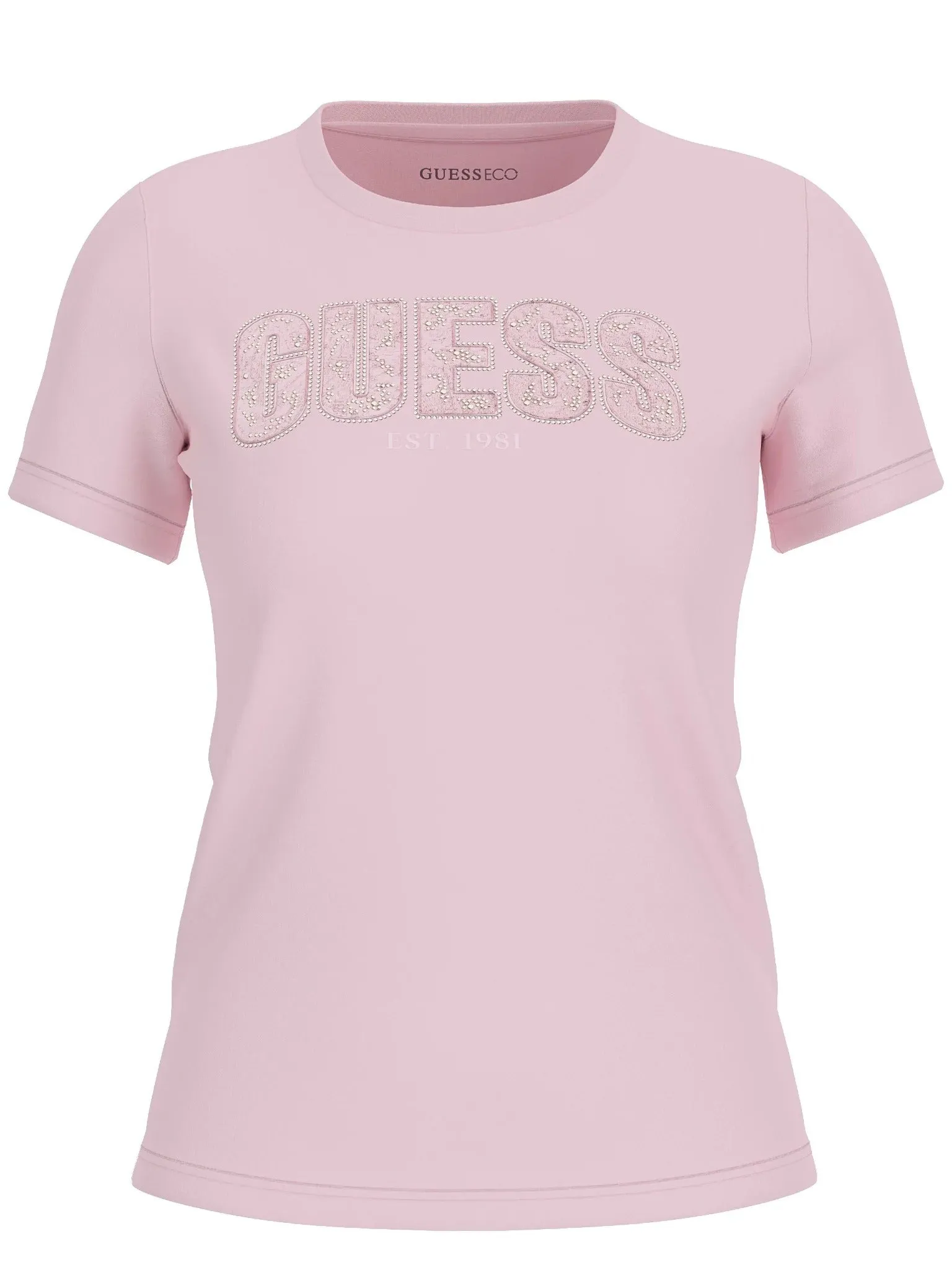 Guess Logo Lace Tee
