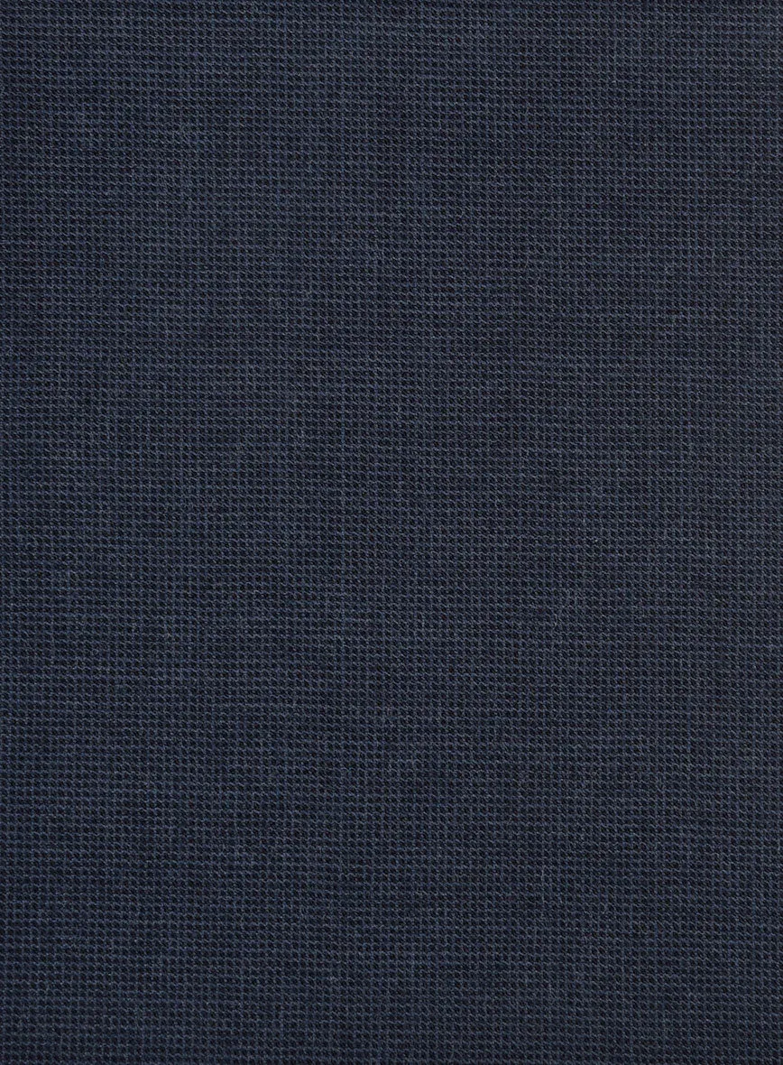 Hardy Minnis Blue Nailhead Wool Pants