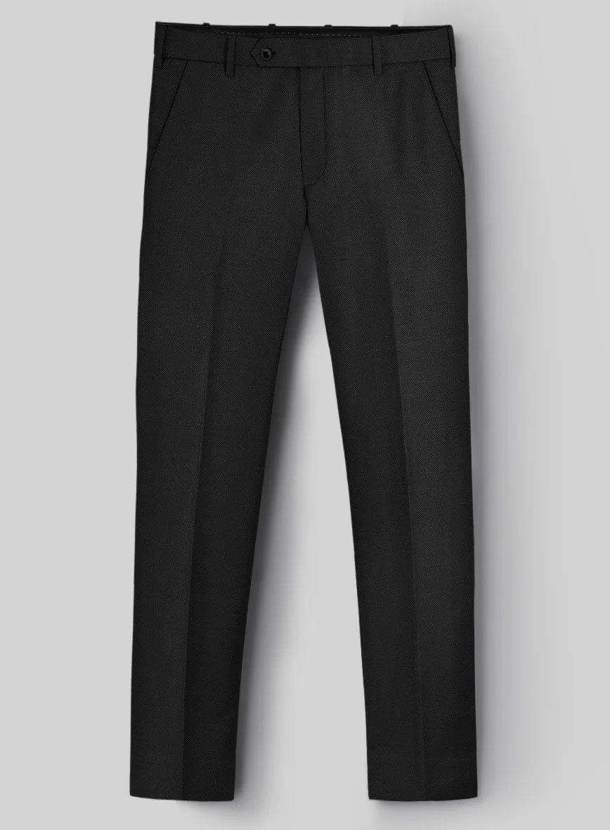 Hardy Minnis Caravel Black Wool Pants