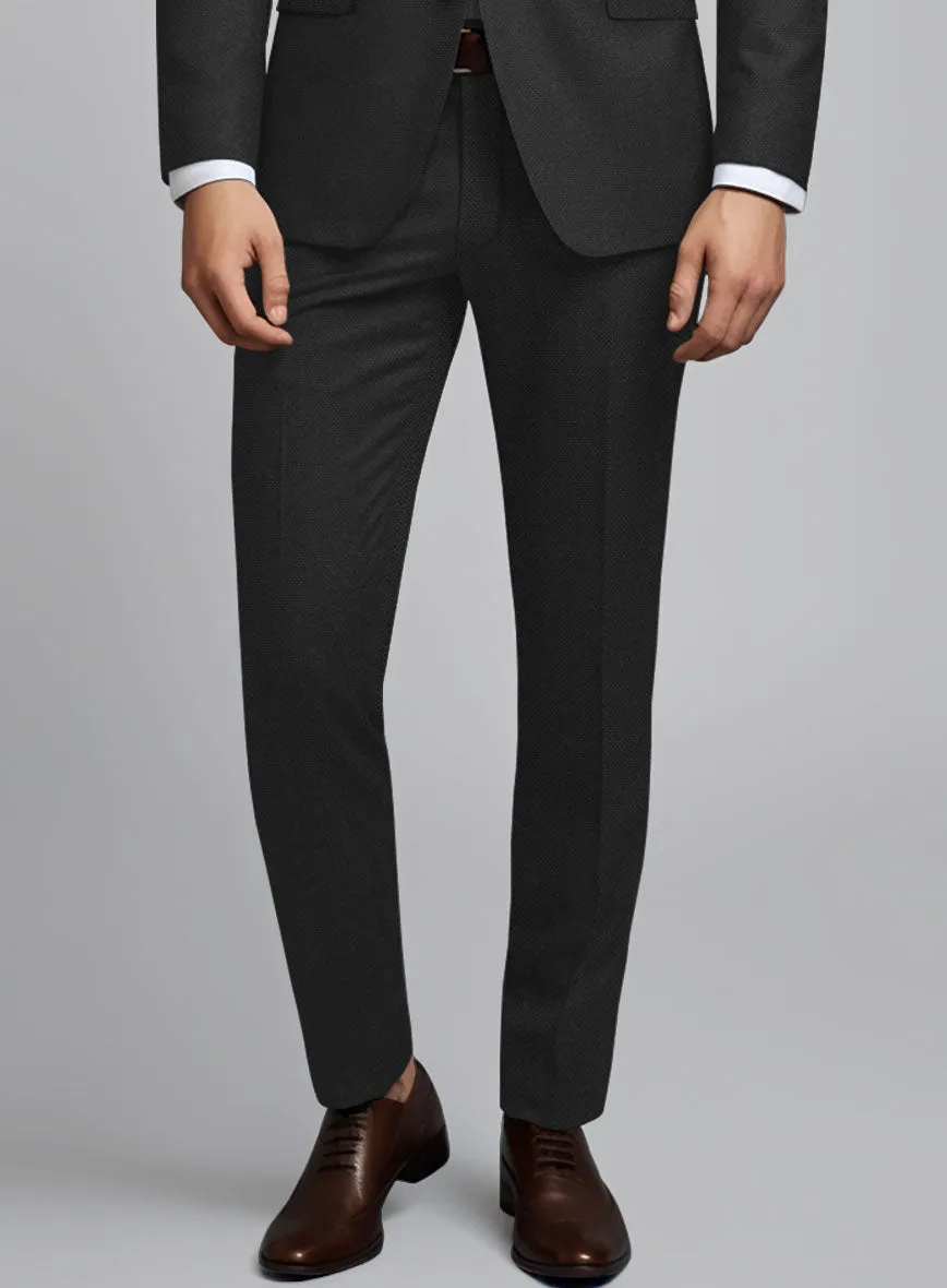 Hardy Minnis Caravel Black Wool Pants