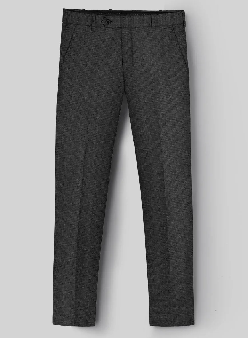 Hardy Minnis Charcoal Nailhead Wool Pants