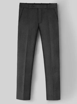 Hardy Minnis Charcoal Twill Wool Pants