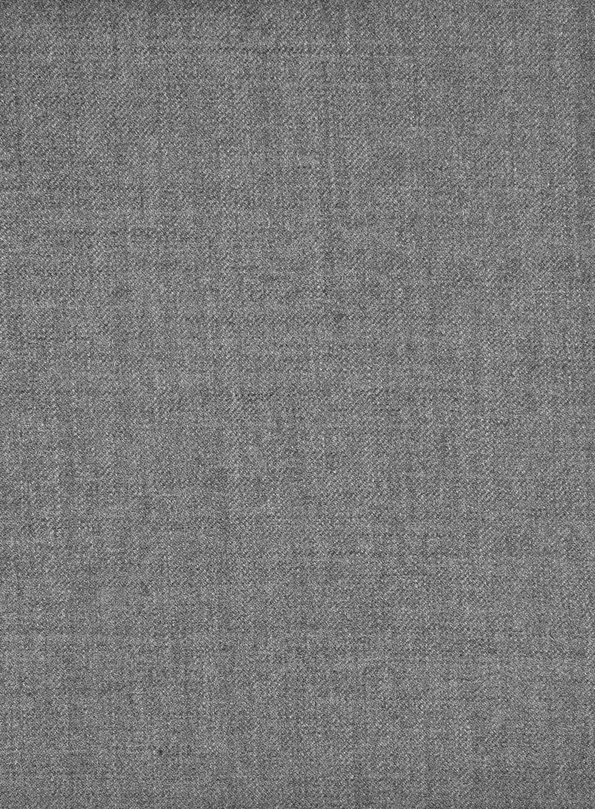 Hardy Minnis Gray Twill Wool Pants