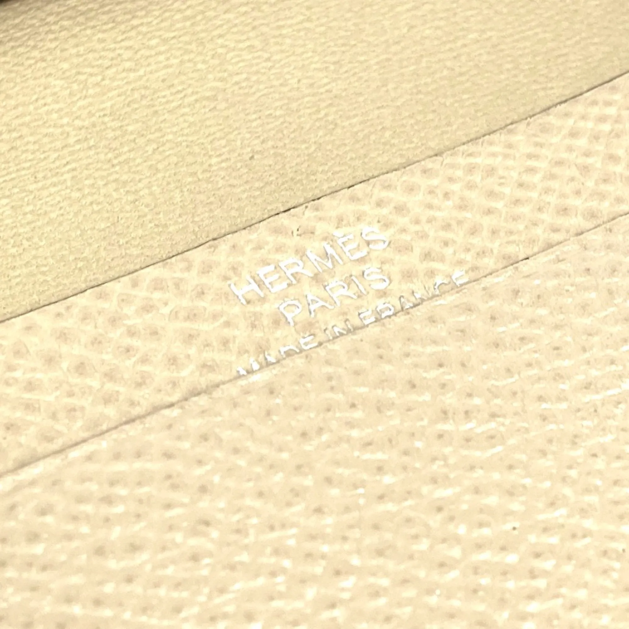 Herms Barn Beige Leather Accessories