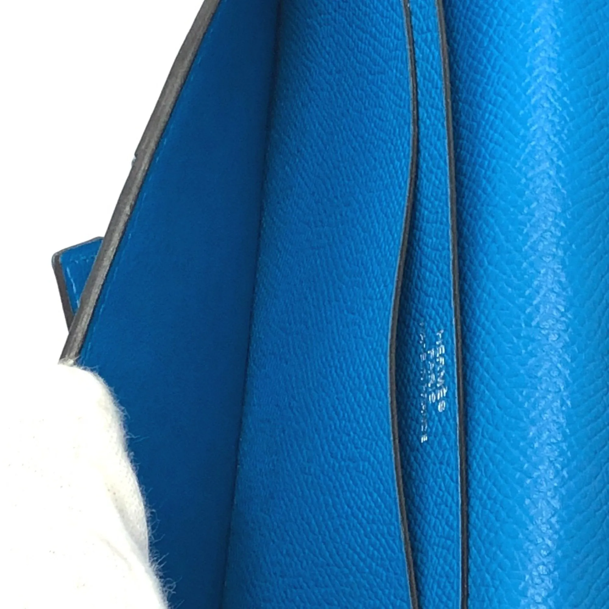 Herms Barn Blue Leather Accessories