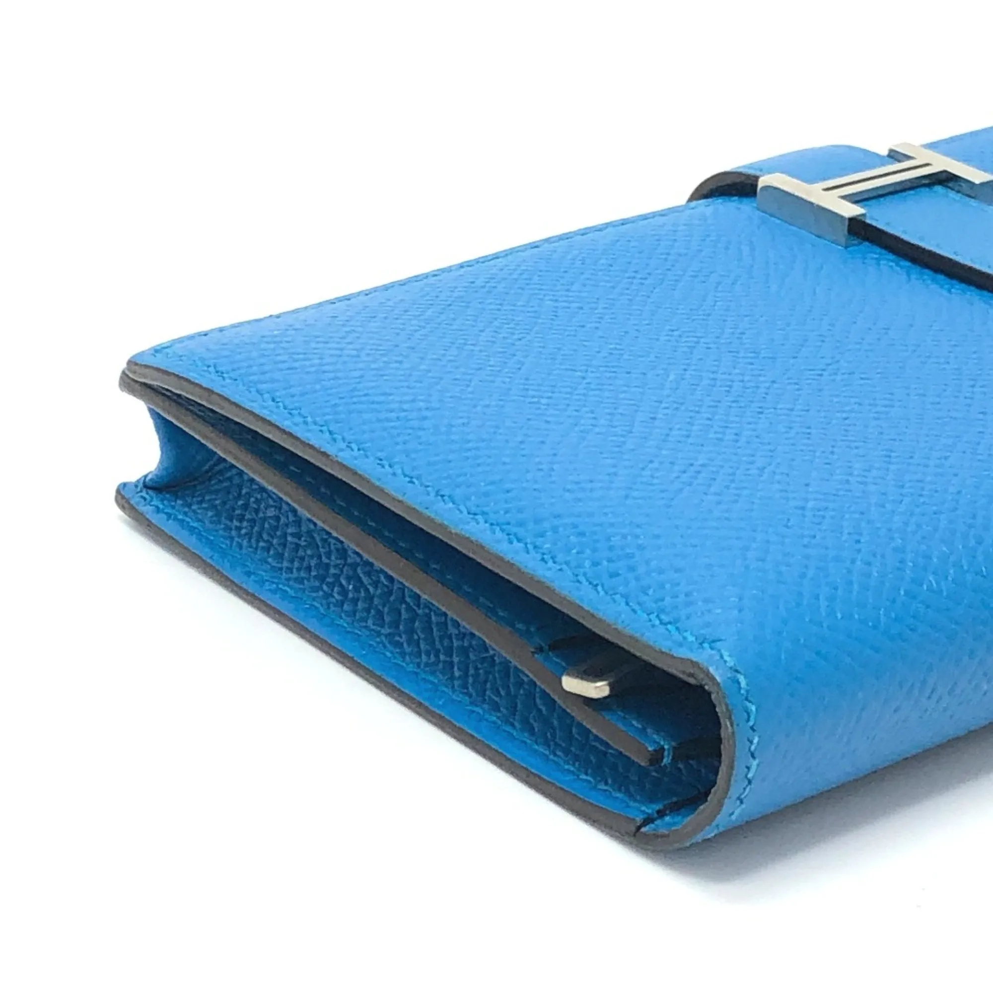 Herms Barn Blue Leather Accessories