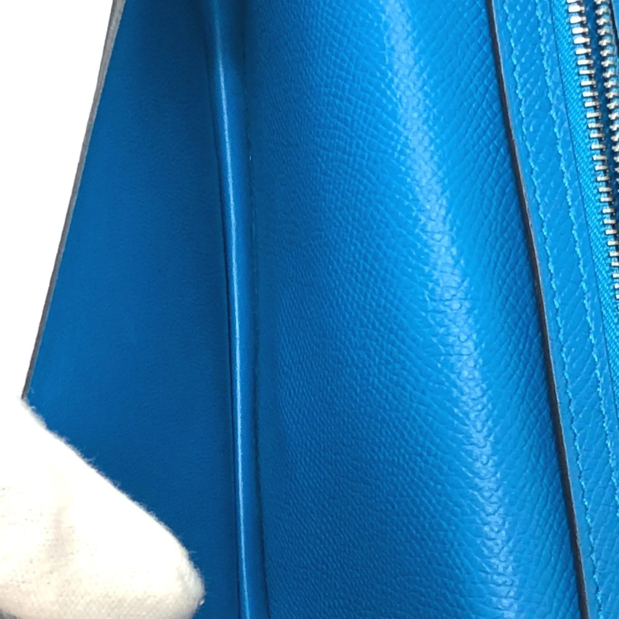 Herms Barn Blue Leather Accessories