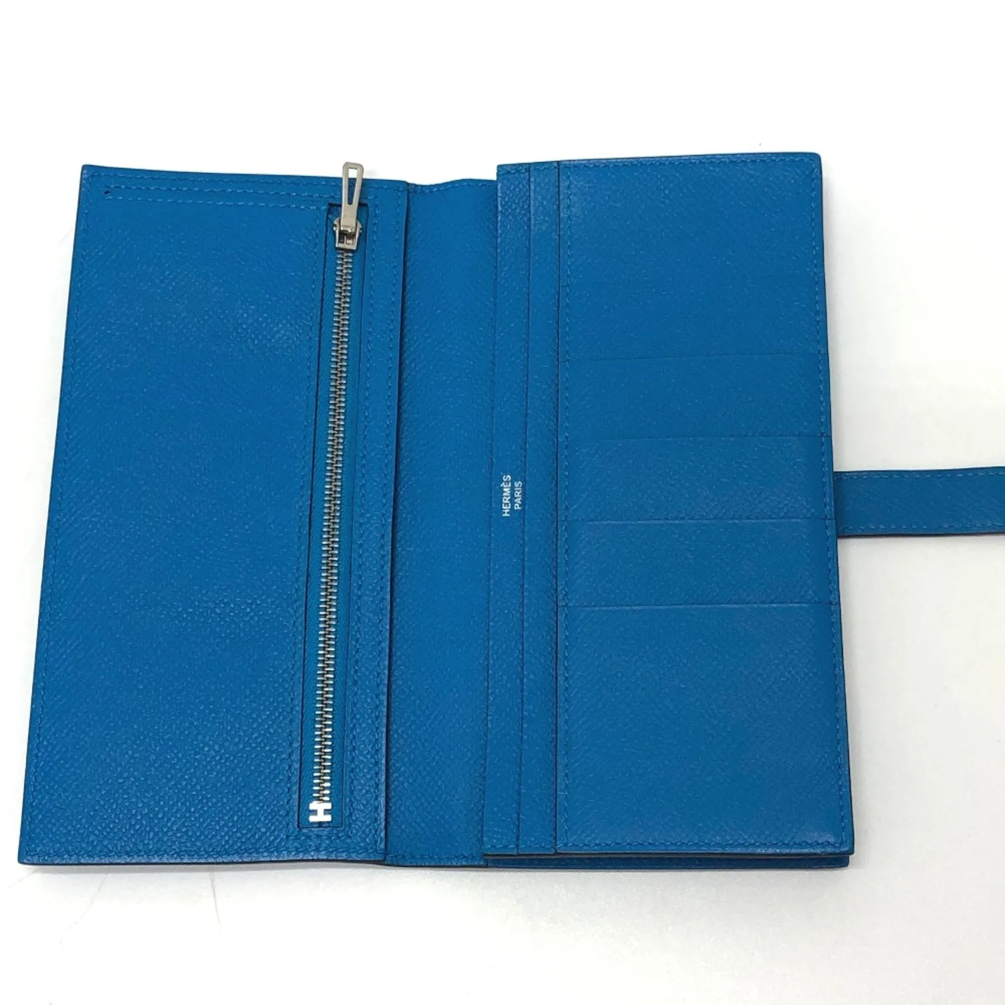 Herms Barn Blue Leather Accessories