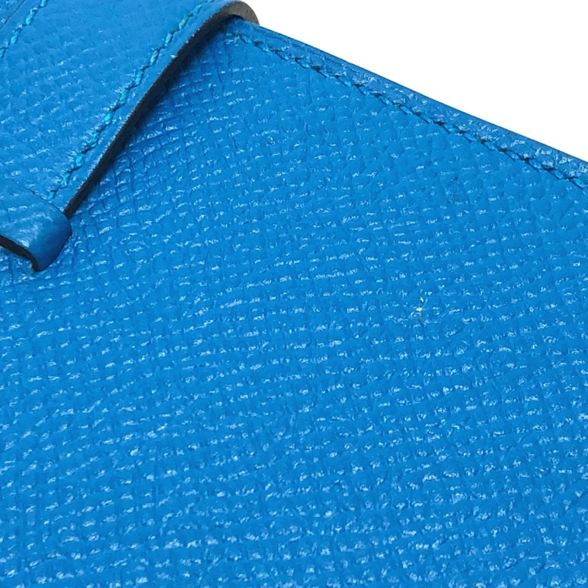 Herms Barn Blue Leather Accessories
