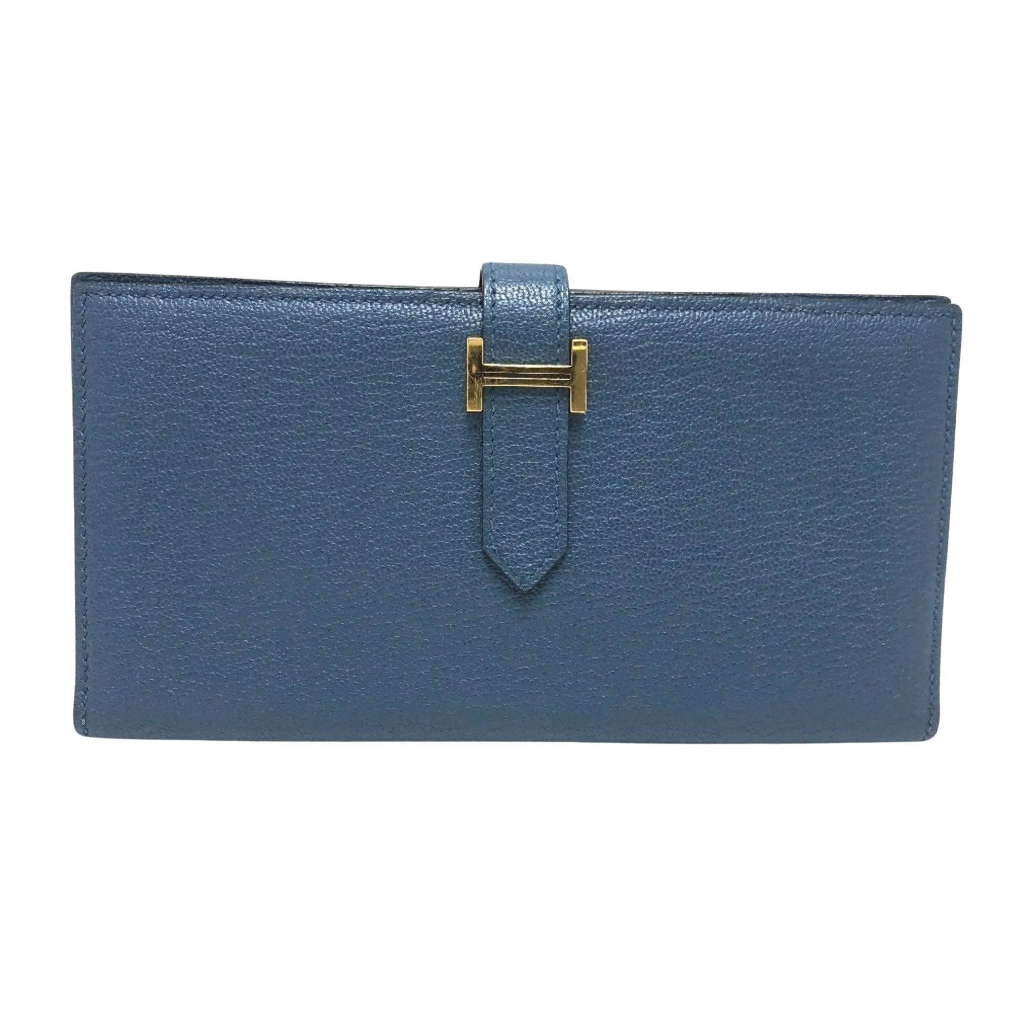Herms Barn Blue Leather Accessories