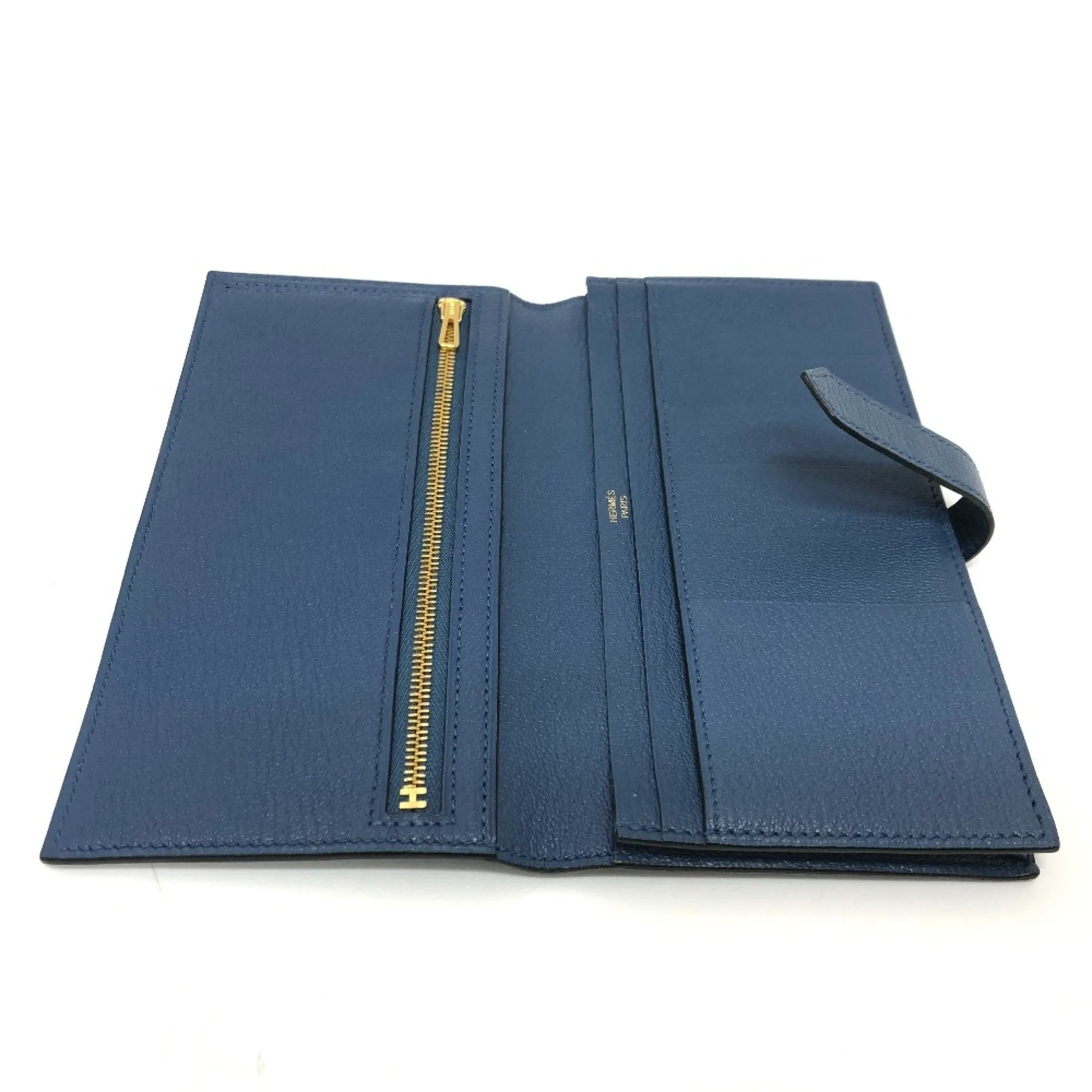 Herms Barn Blue Leather Accessories