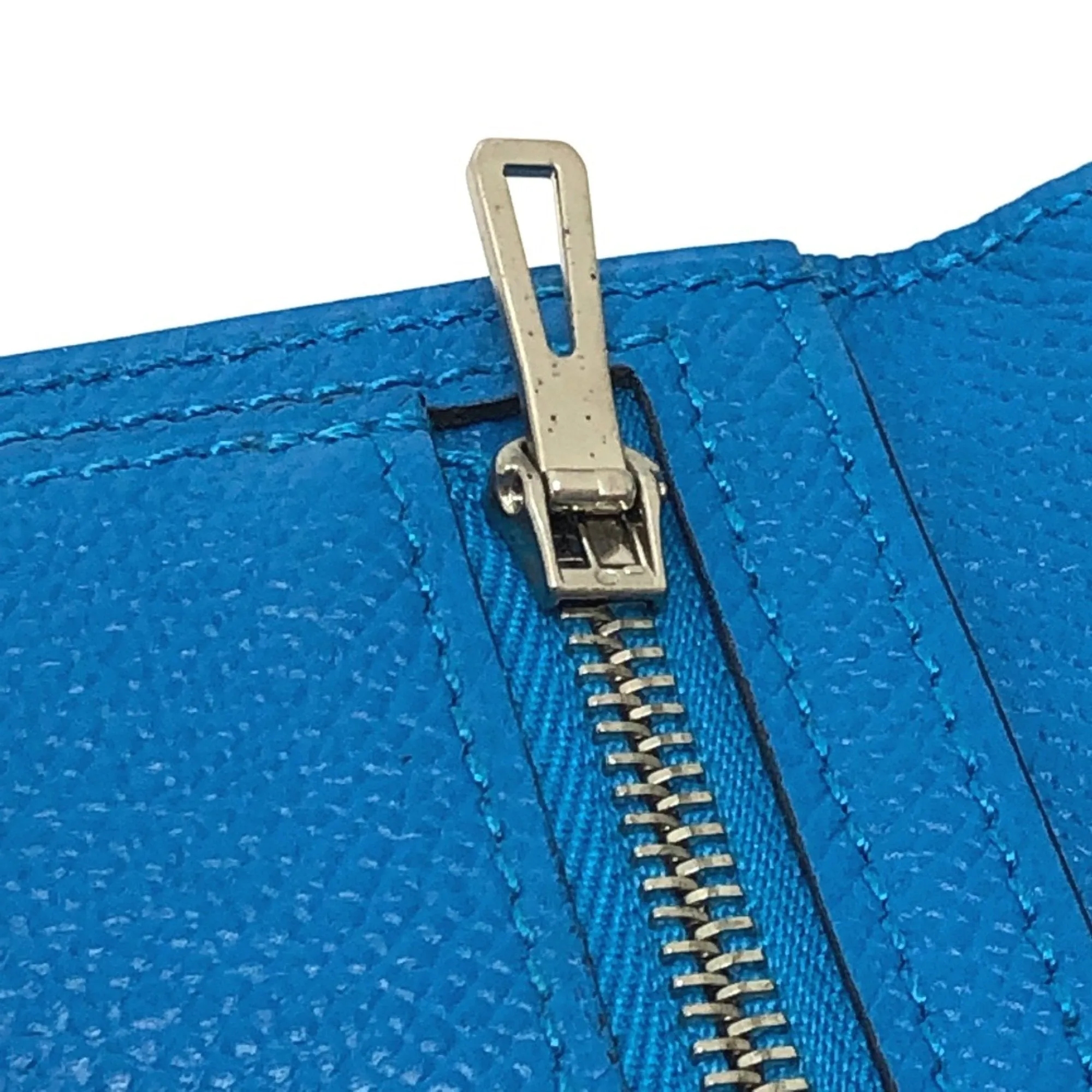 Herms Barn Blue Leather Accessories