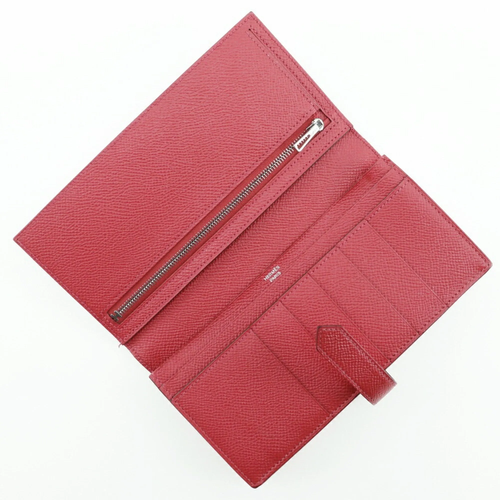 Herms Barn Red Leather Accessories