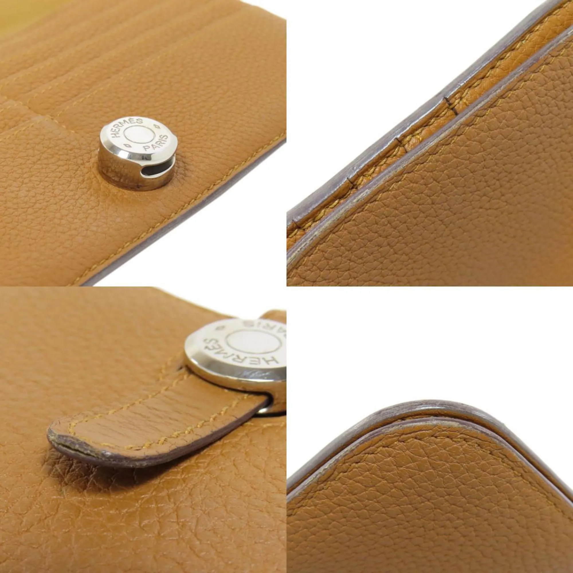 Herms Dogon Brown Leather Accessories