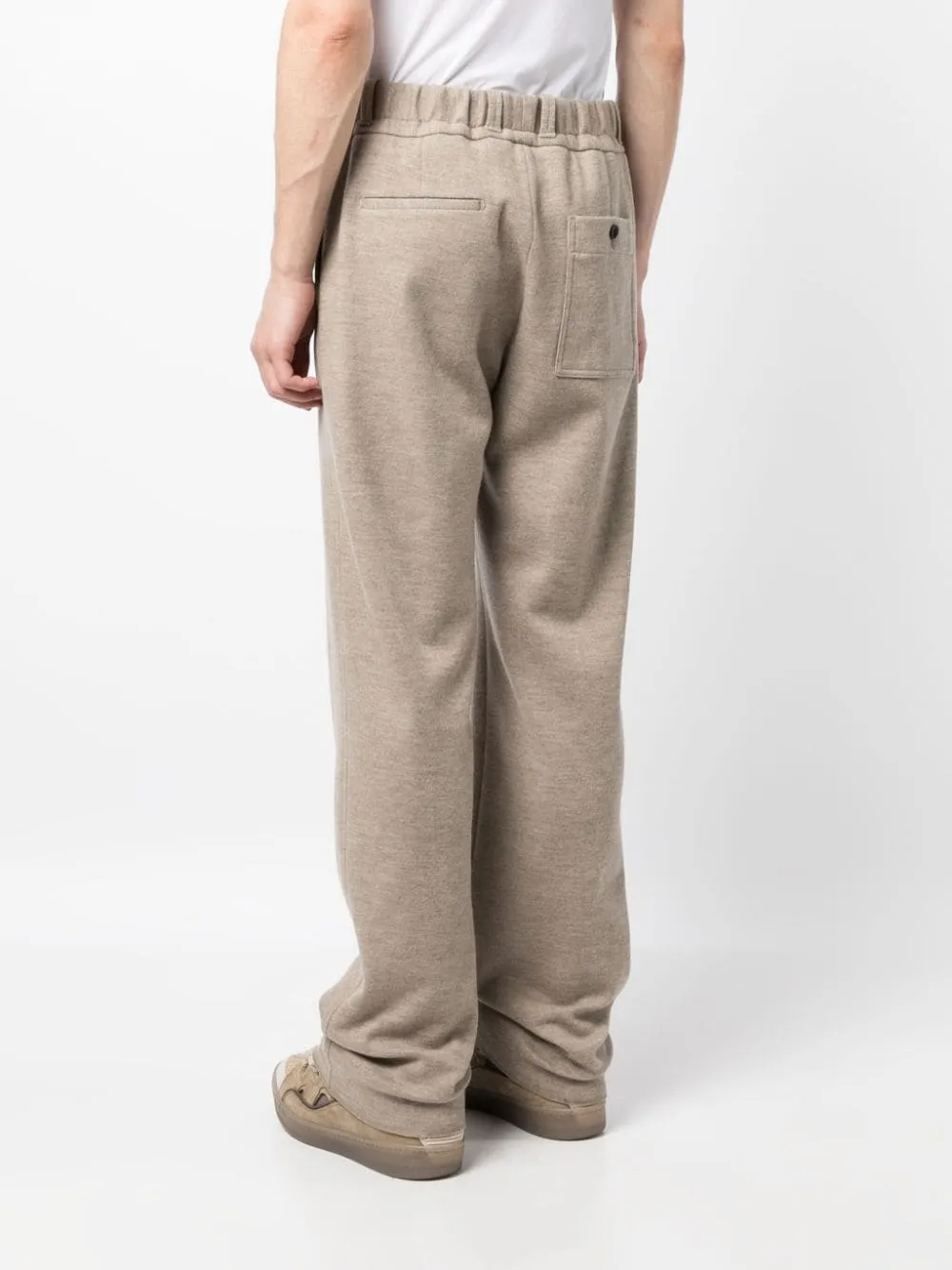 High-Rise Straight-Leg Trousers