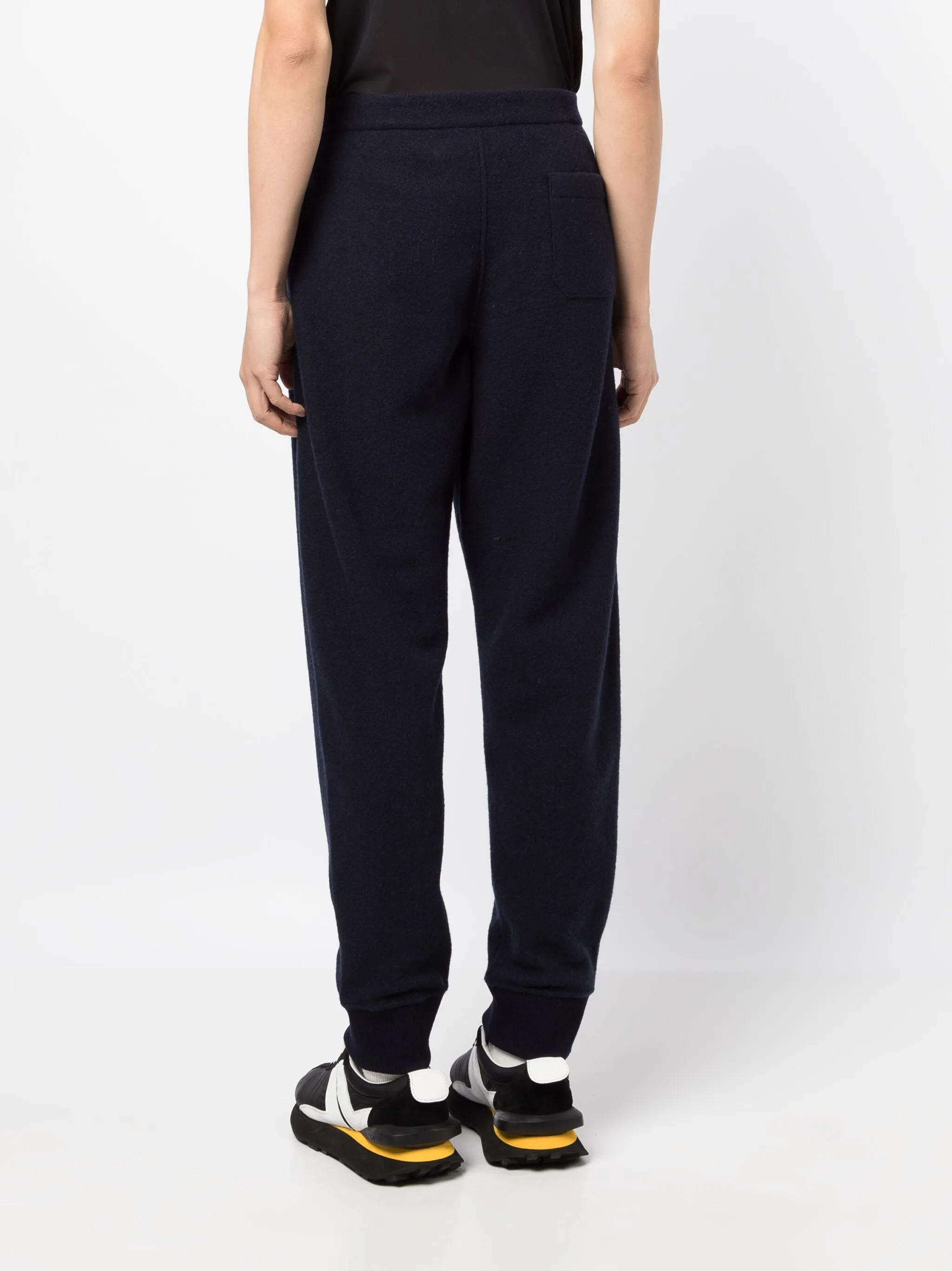 High-Waist Tapered-Leg Trousers