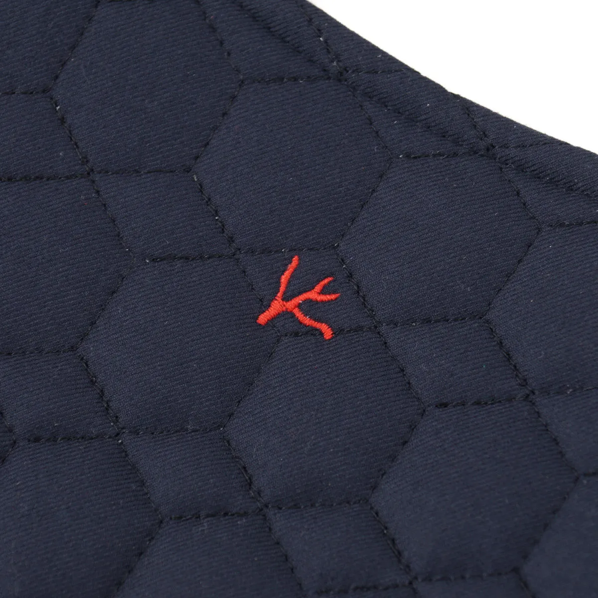Isaia Geometric Quilted Padded Wool Vest