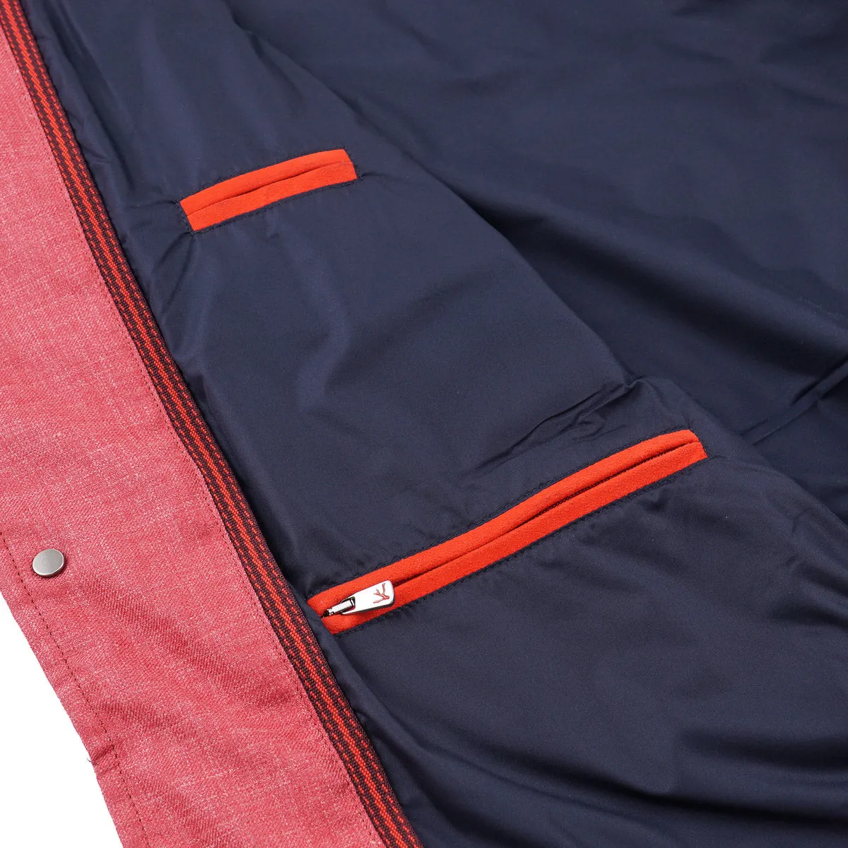 Isaia Quilted Wool-Silk-Linen Vest