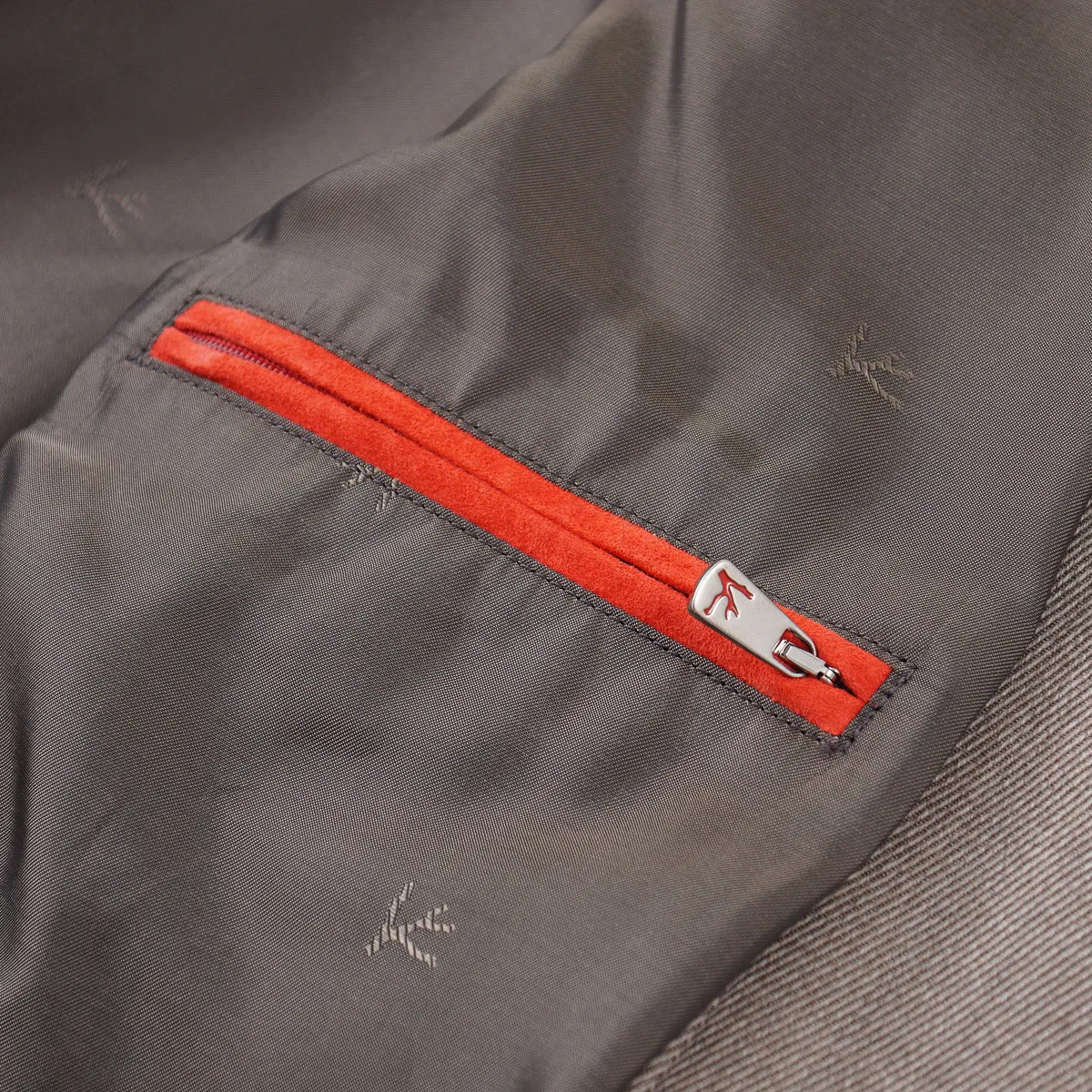 Isaia Twill Wool Field Jacket