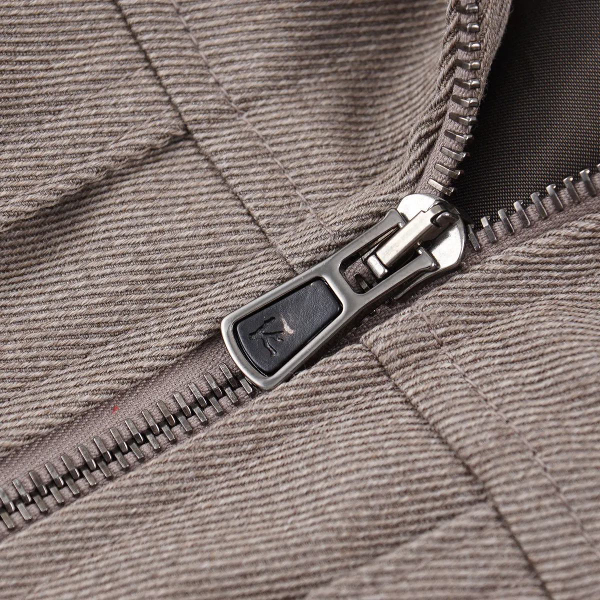 Isaia Twill Wool Field Jacket