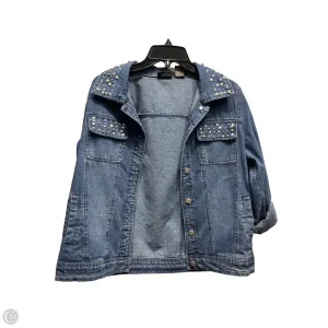 Jacket Denim By Clothes Mentor In Blue Denim. Size: Mp