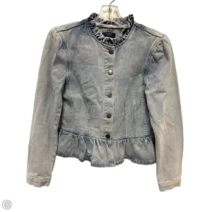 Jacket Denim By Kaari Blue In Blue Denim. Size: S