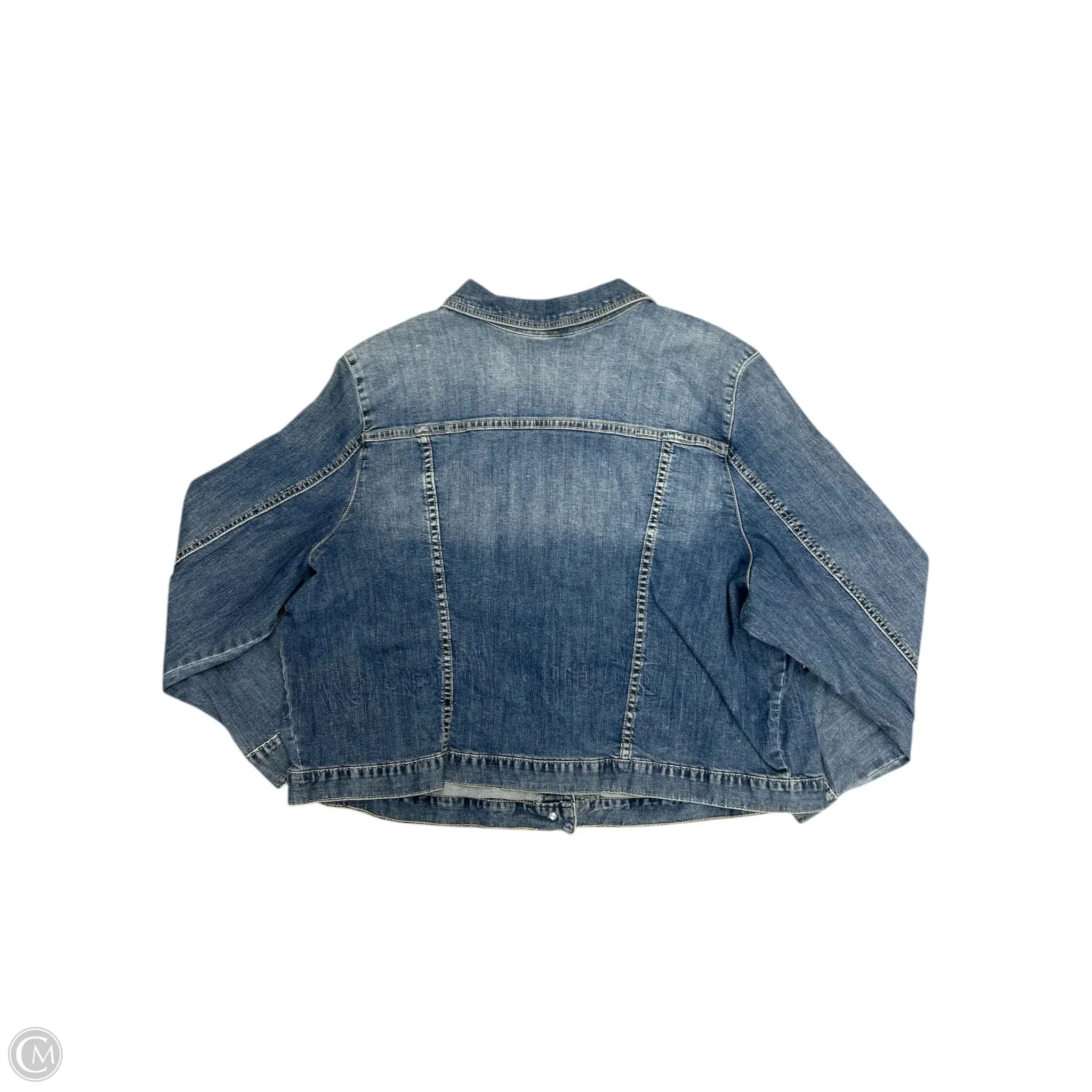 Jacket Denim By Lane Bryant In Blue Denim. Size: 4x