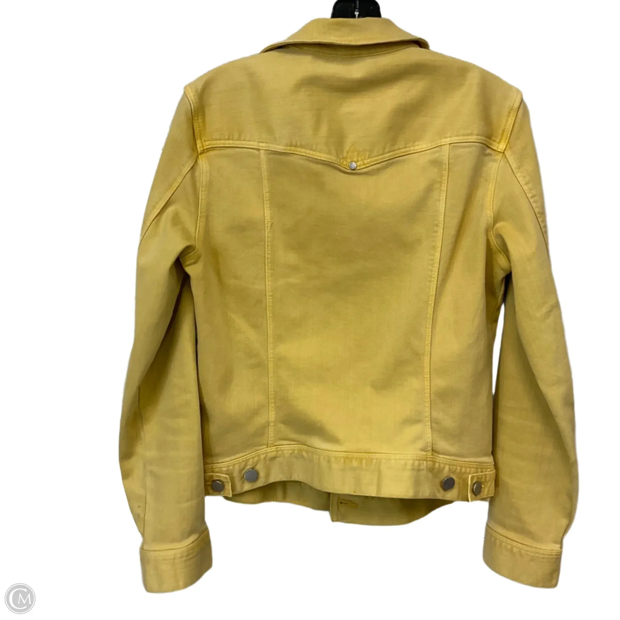 Jacket Denim By Liverpool In Yellow Denim. Size: S