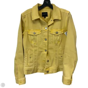 Jacket Denim By Liverpool In Yellow Denim. Size: S