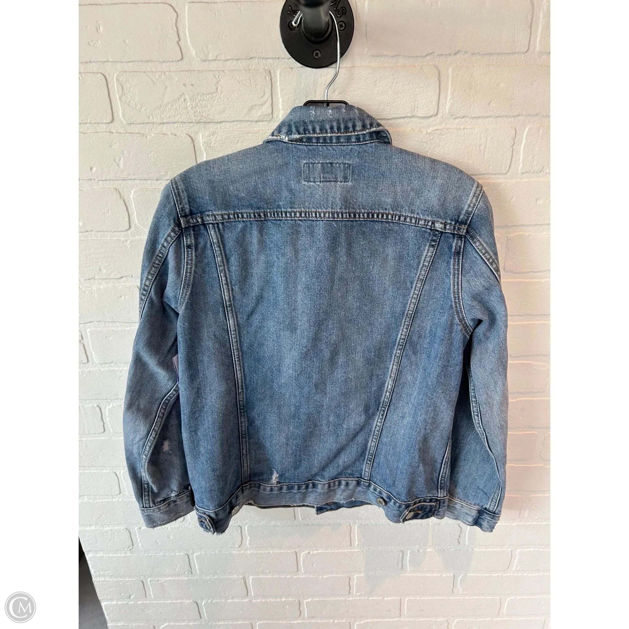 Jacket Denim By Lucky Brand In Blue Denim. Size: M