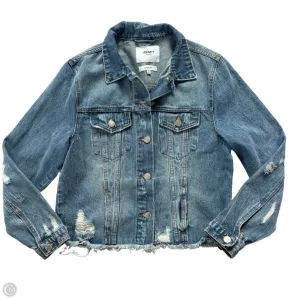 Jacket Denim By Vervet In Blue Denim. Size: S