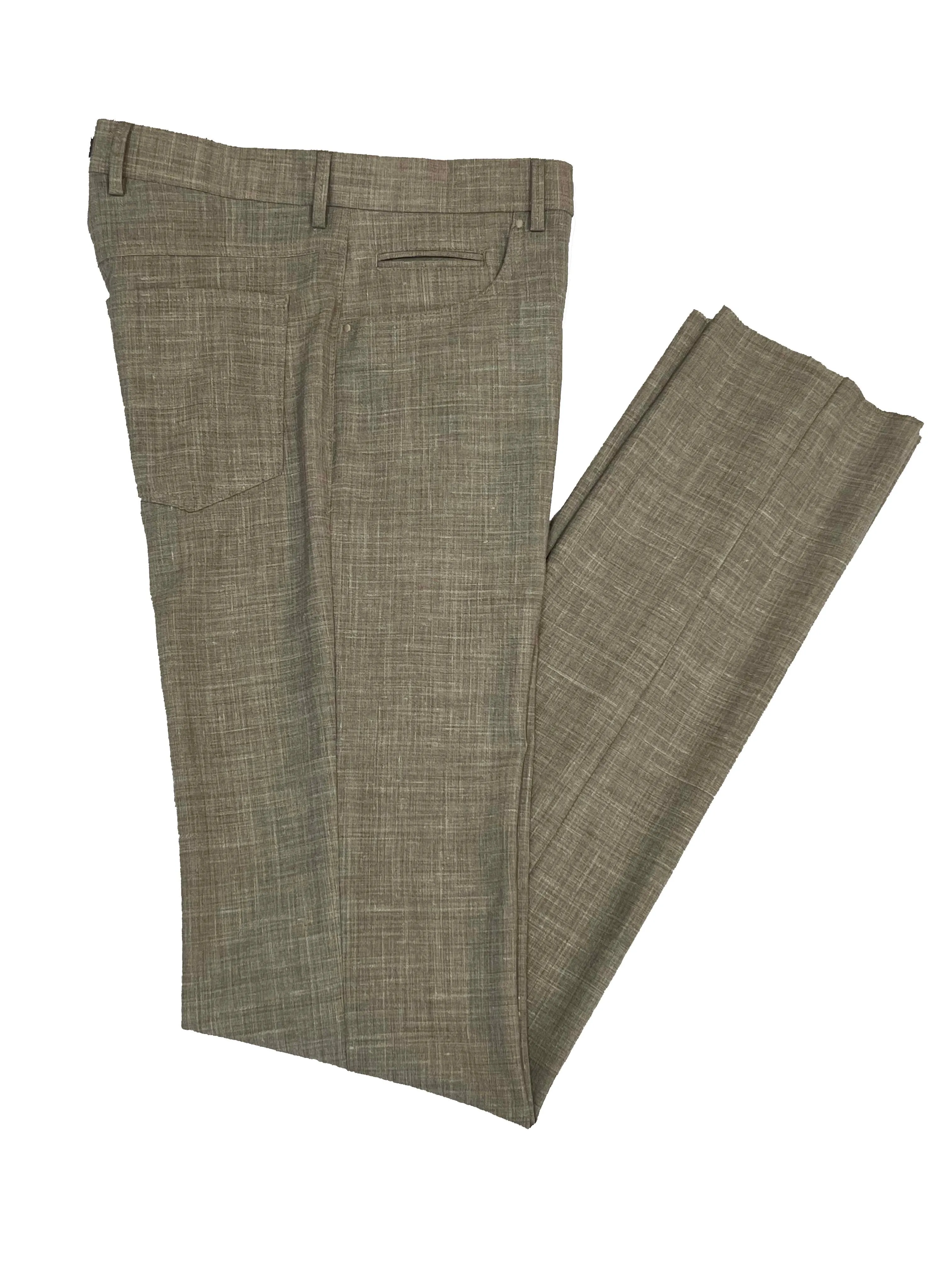 Khaki Performance Linen Pant - Connor Fit | Ballin