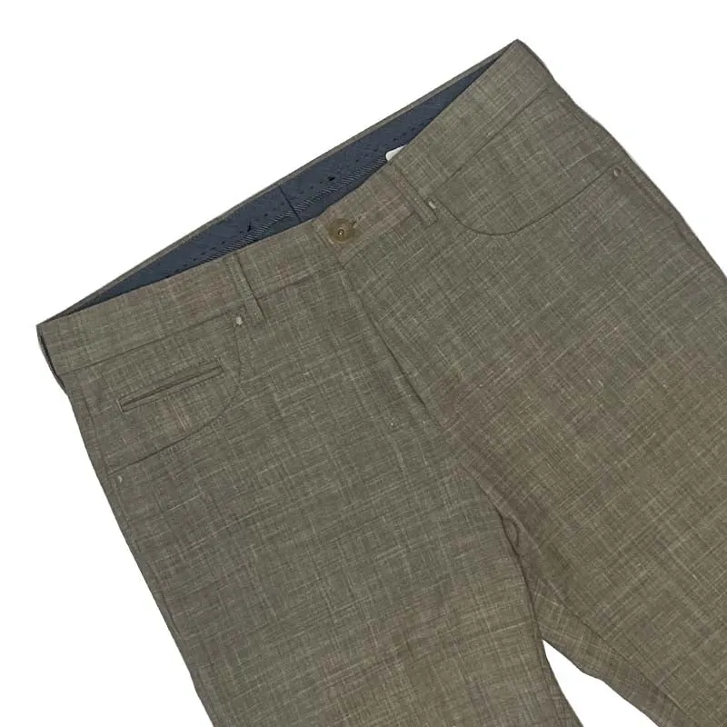 Khaki Performance Linen Pant - Connor Fit | Ballin