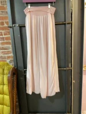 LIGHT PINK UNKNOWN FOLD OVER PANTS S