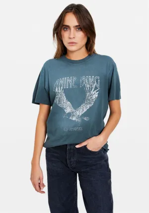 LILI TEE EAGLE FADED EMERALD GREEN