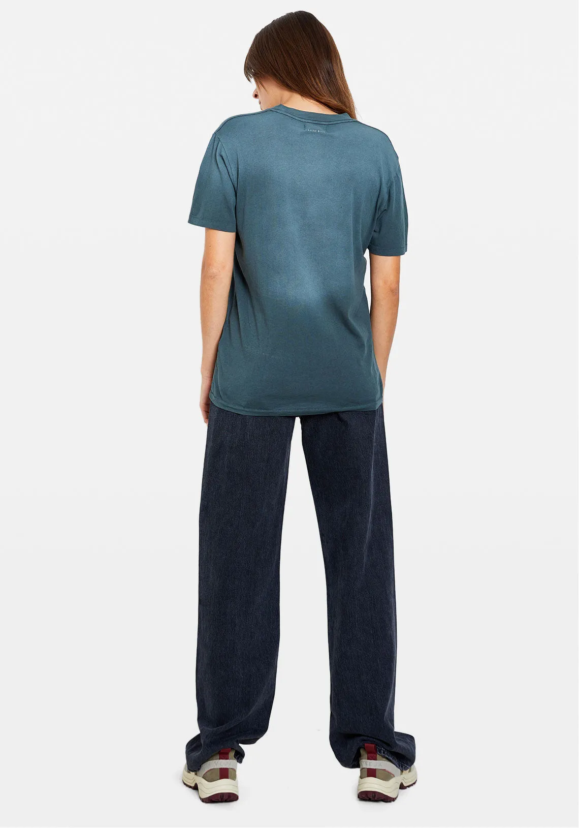 LILI TEE EAGLE FADED EMERALD GREEN