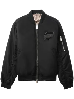 Logo-Appliqu Bomber Jacket