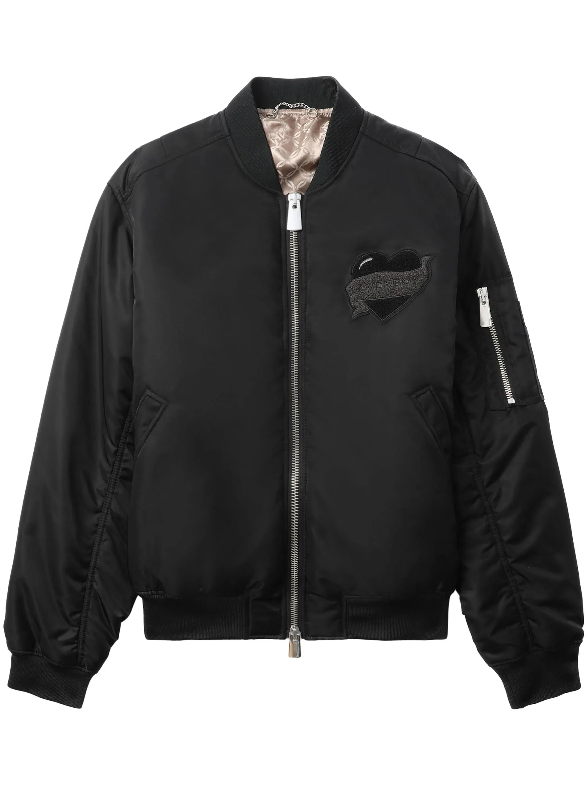 Logo-Appliqu Bomber Jacket
