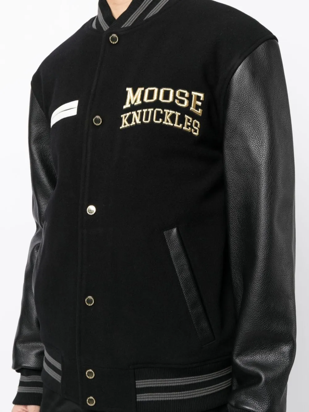 Logo-Embroidered Bomber Jacket