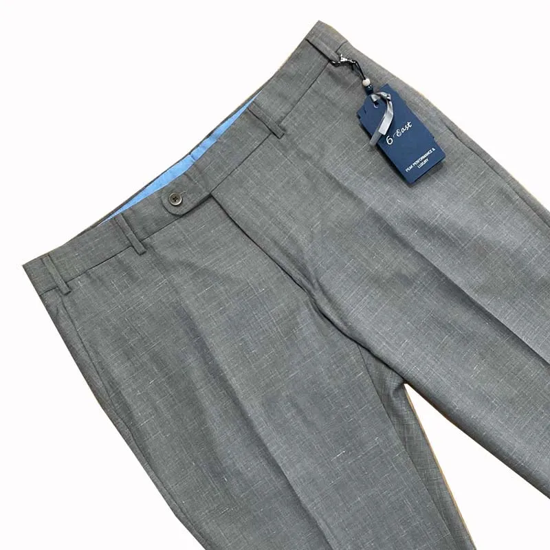 Loro Piana - Wool Silk Linen Pant - Taupe Mix | Ballin