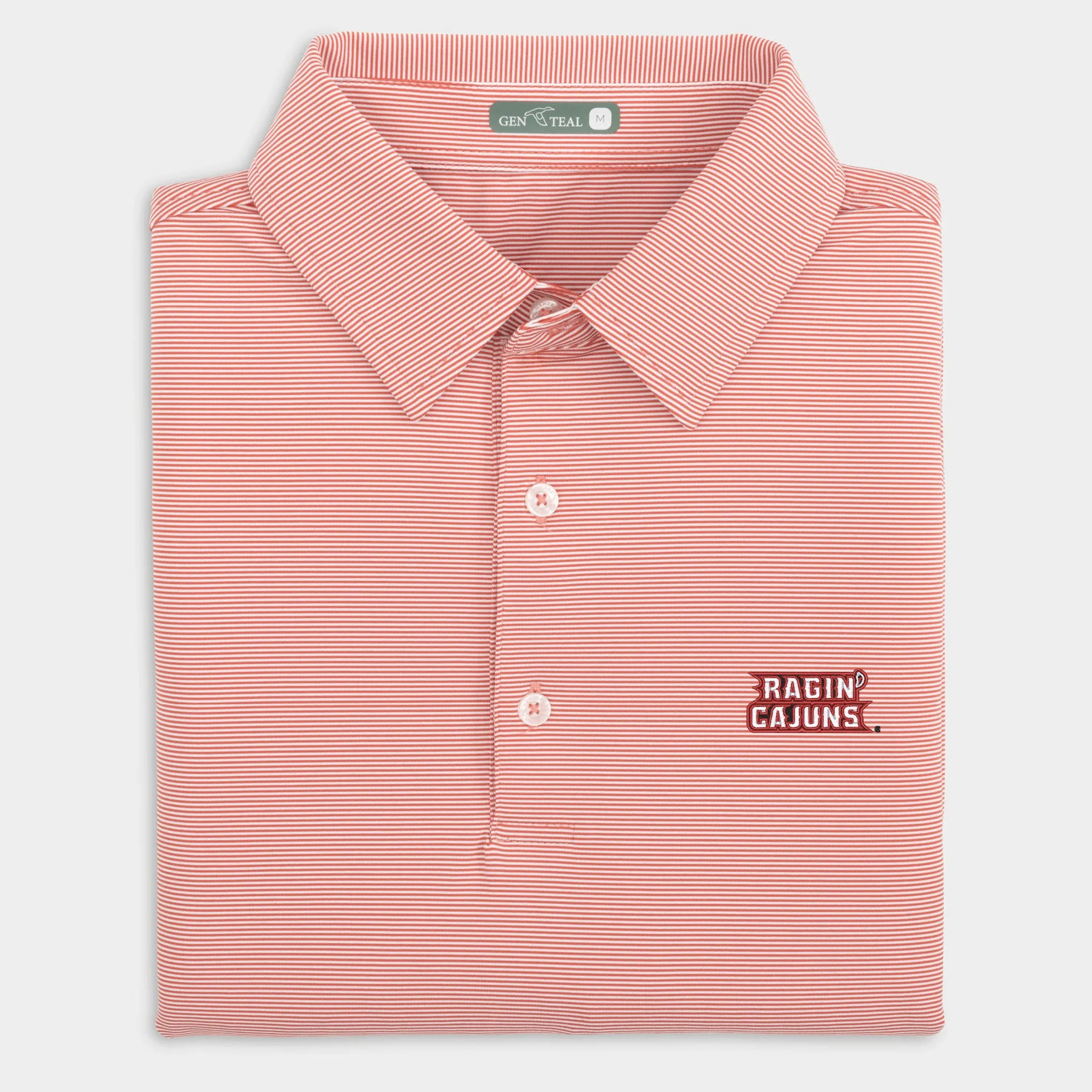 Louisiana Pinstripe Performance Polo