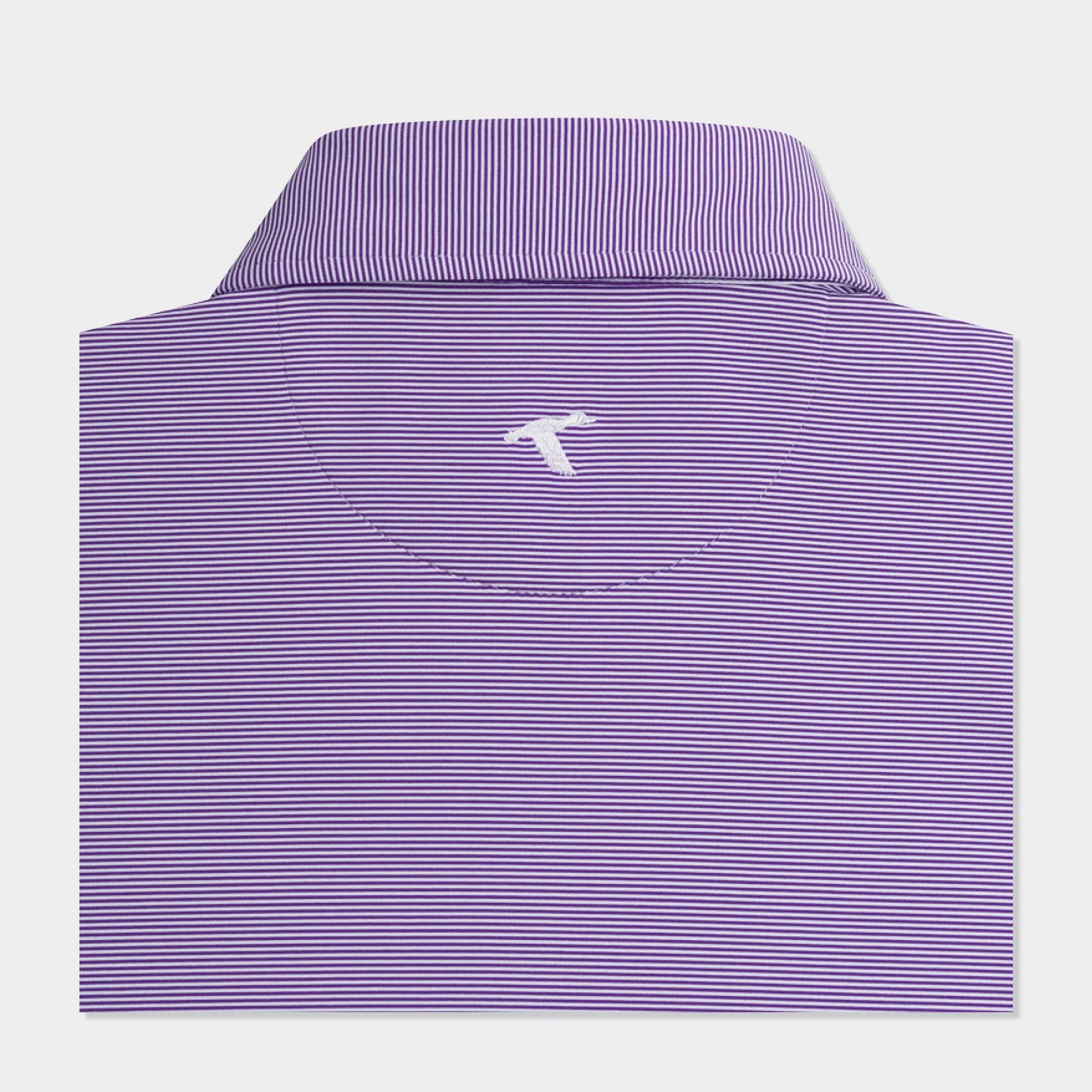 LSU Vault Pinstripe Performance Polo