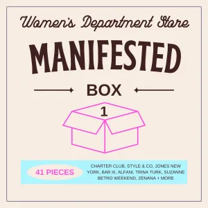 Manifested Women's Assorted Department Store Lot 01