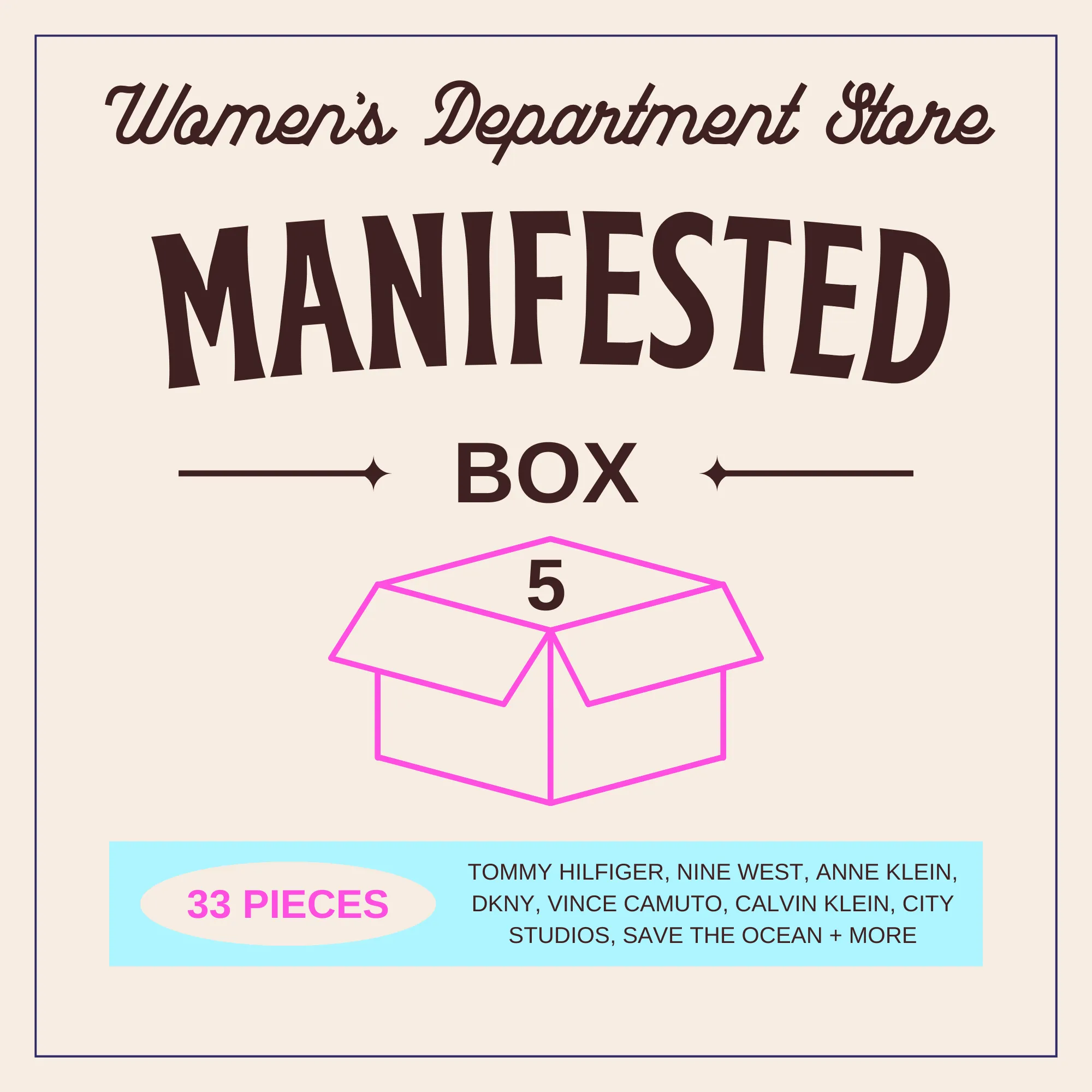 Manifested Women's Assorted Department Store Lot 05