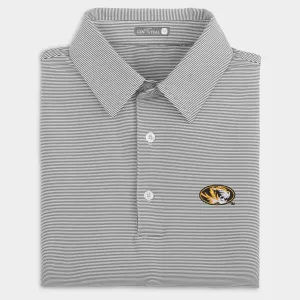 Missouri Pinstripe Performance Polo