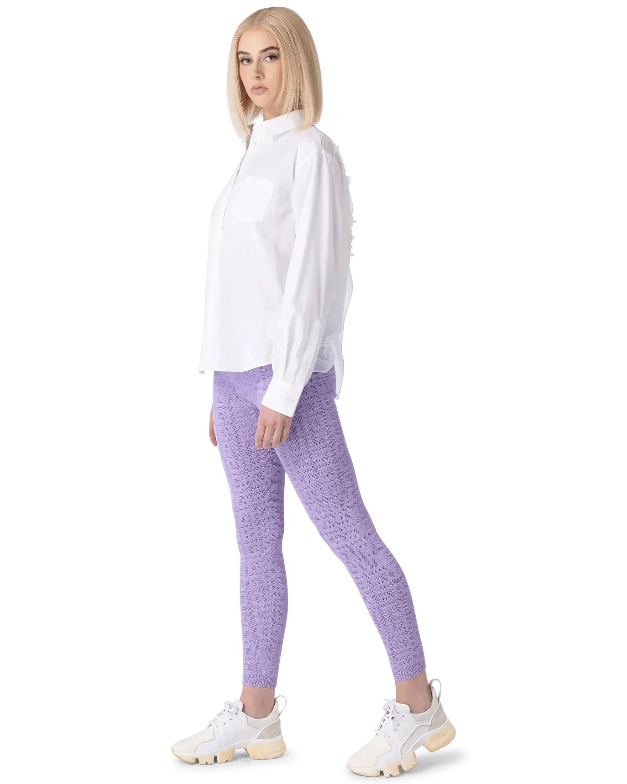 Monogram Stretch Slim Pants