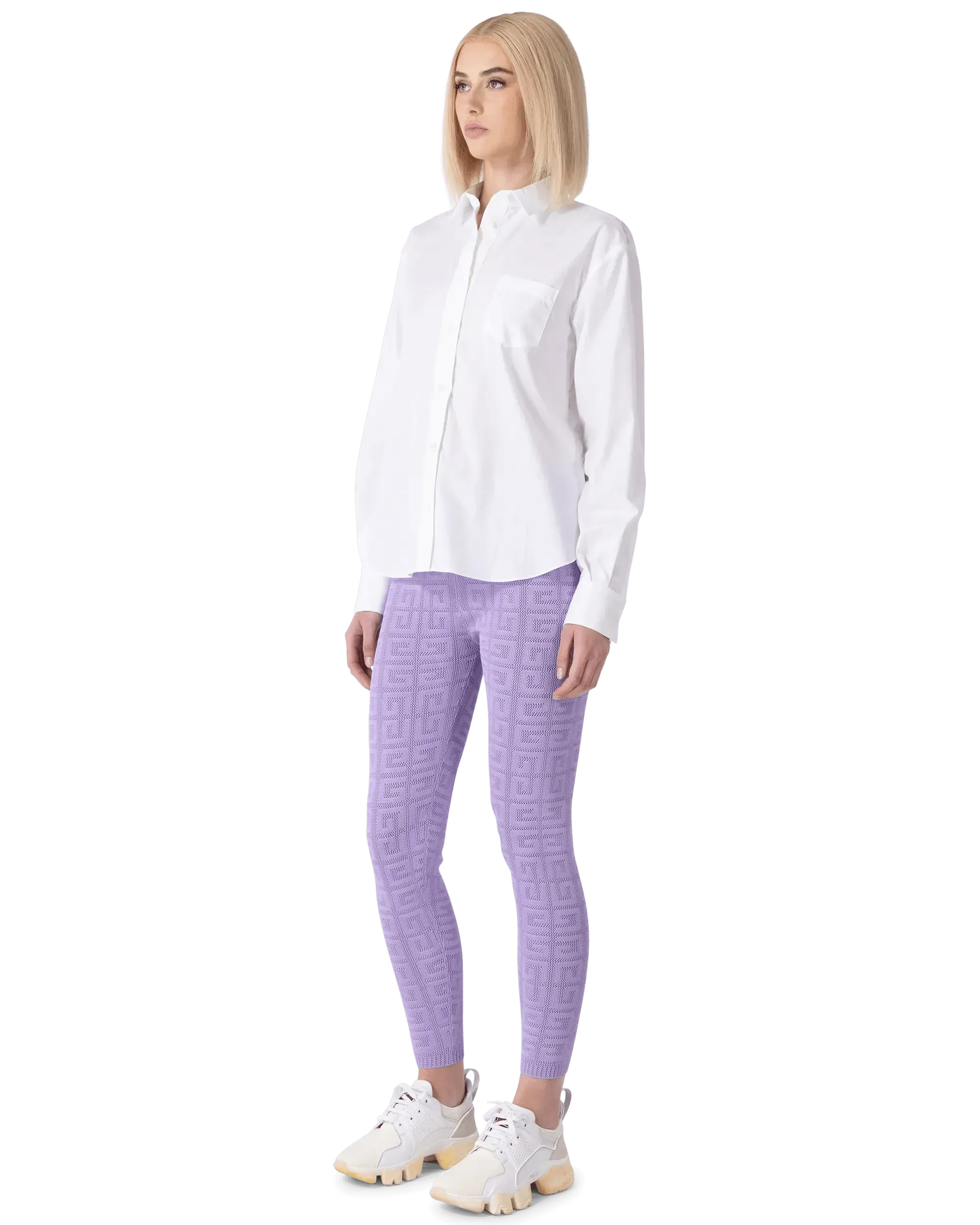 Monogram Stretch Slim Pants