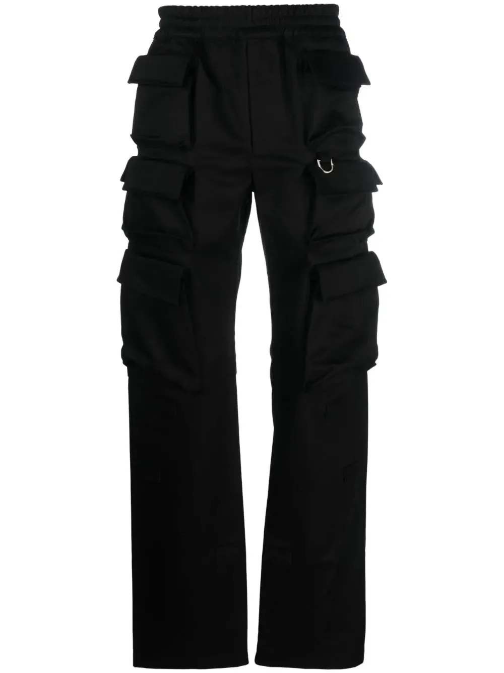 Multi-Pocket Cotton Cargo Trousers