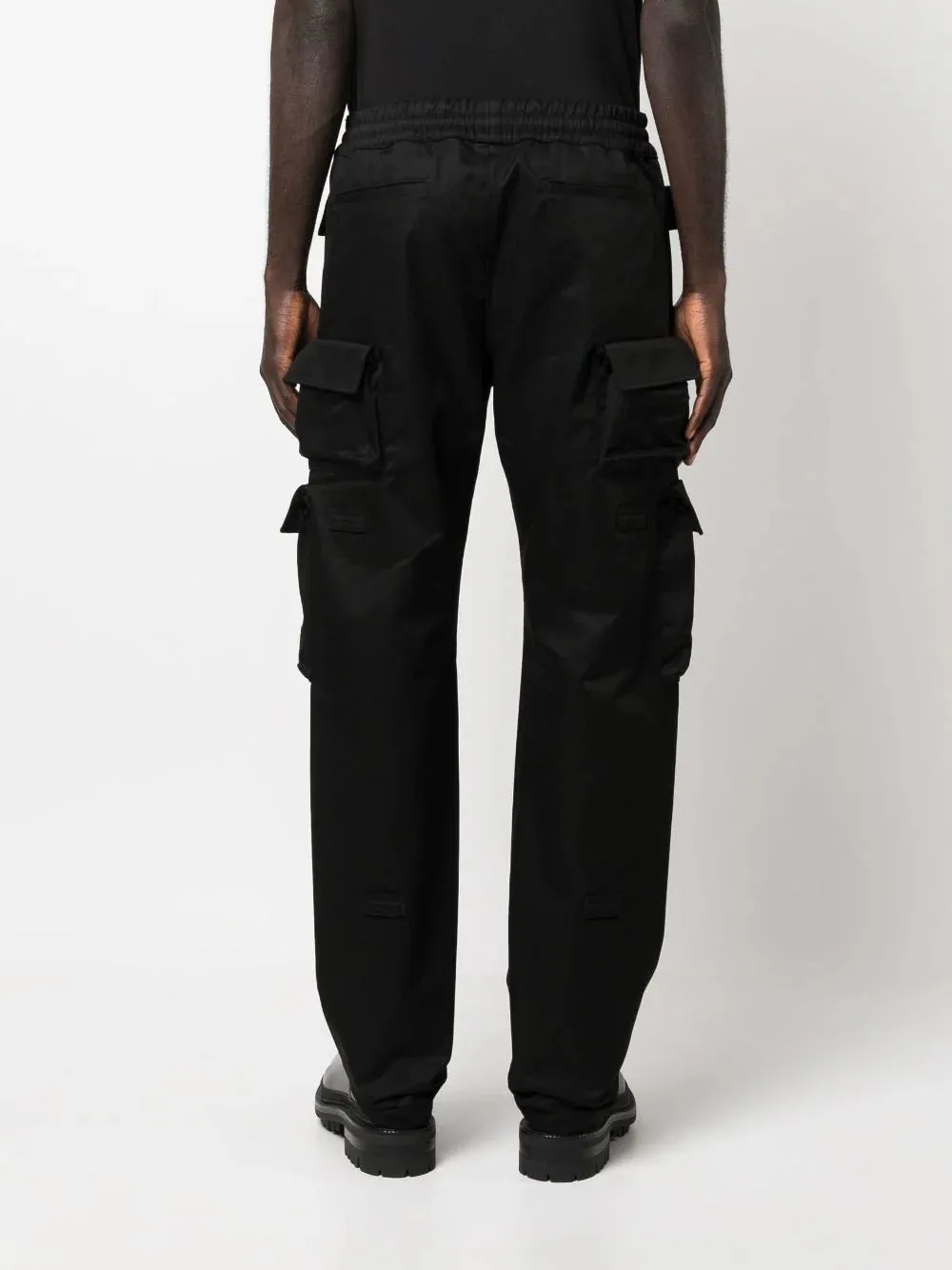 Multi-Pocket Cotton Cargo Trousers
